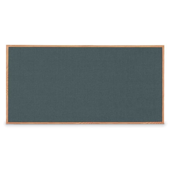 Combo Board, 72"x48", Satin Frame/White Porcelain & Rubber